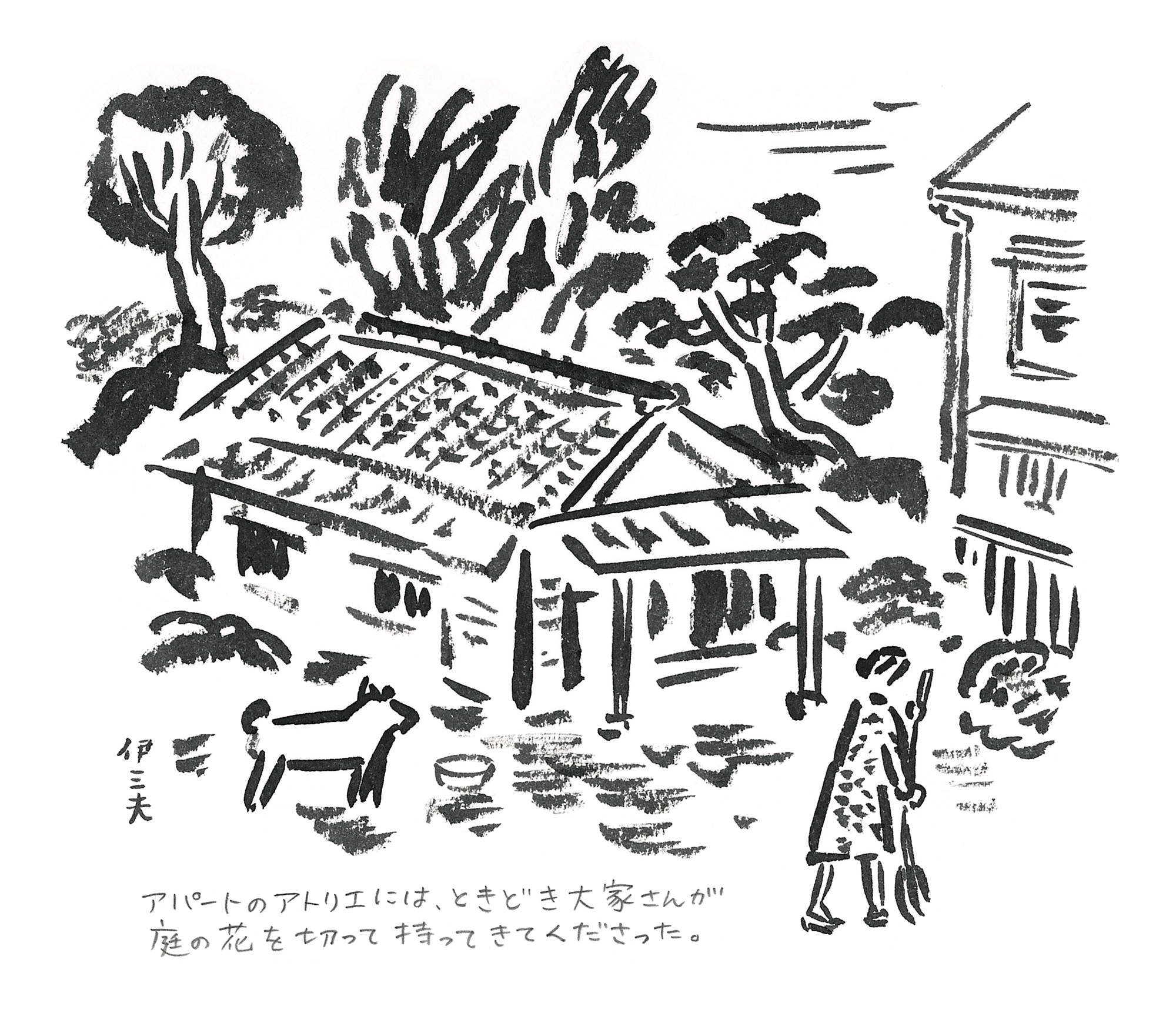 素描集 湘南之商店街』 牧野伊三夫 素描集 湘南の商店街 / 牧野